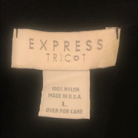 Express Black Wrap Top Size Large - Picture 4 of 4